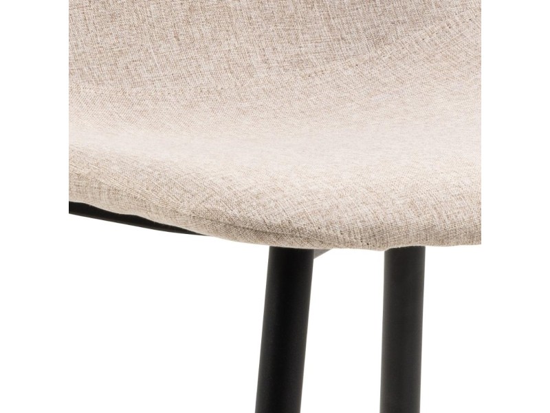 Krzesło Celia beżowe/ czarne - ACTONA